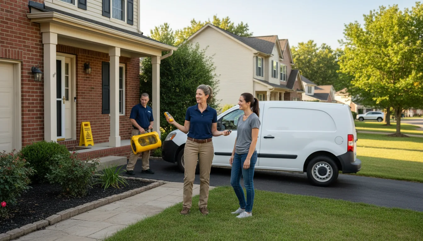 Water restoration image for Fire And Smoke Damage Restoration in New Waterford, OH